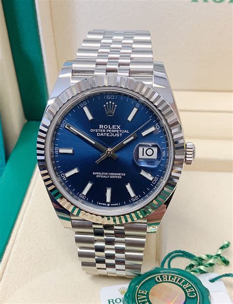 rolex passatempo 2017|Rolex Datejust 41 41mm Blue Dial 2017 .